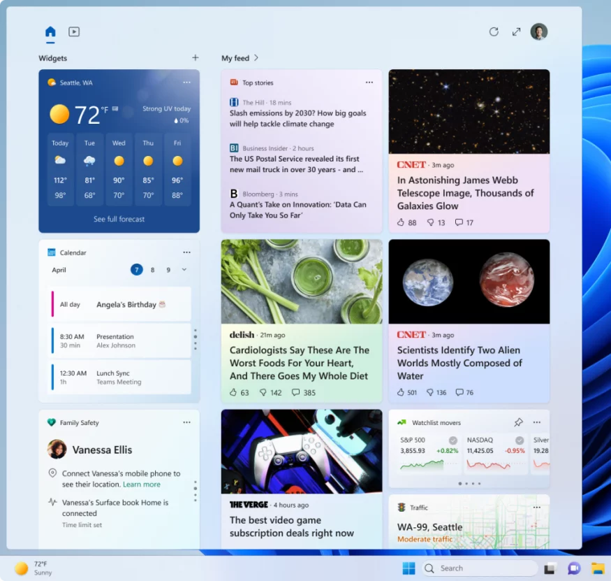 widgets