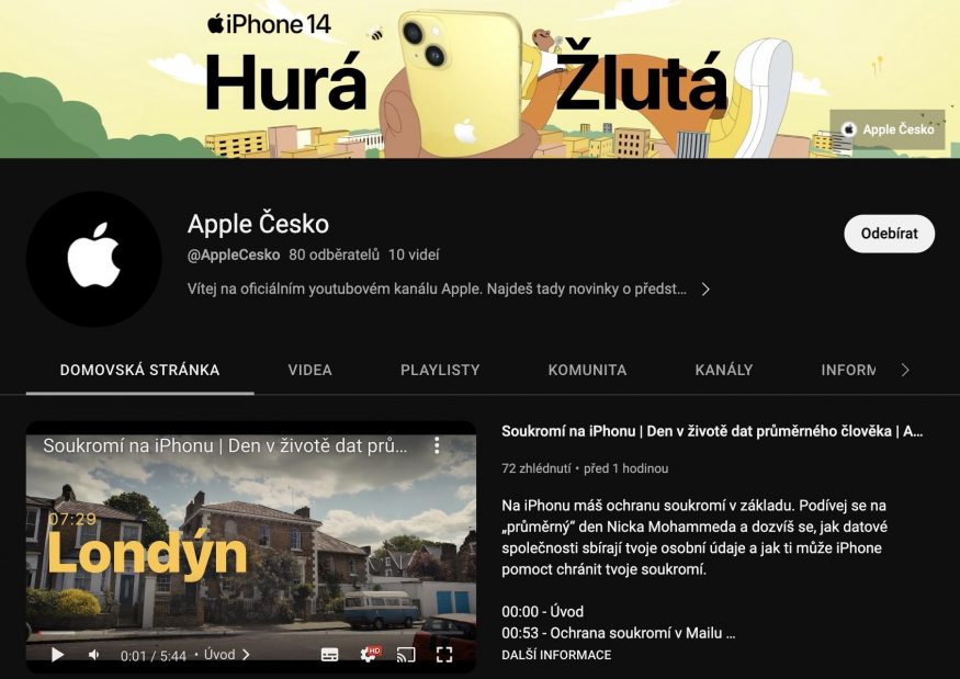 AppleCesko YouTube