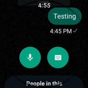 WhatsApp Wear OS app beta 3