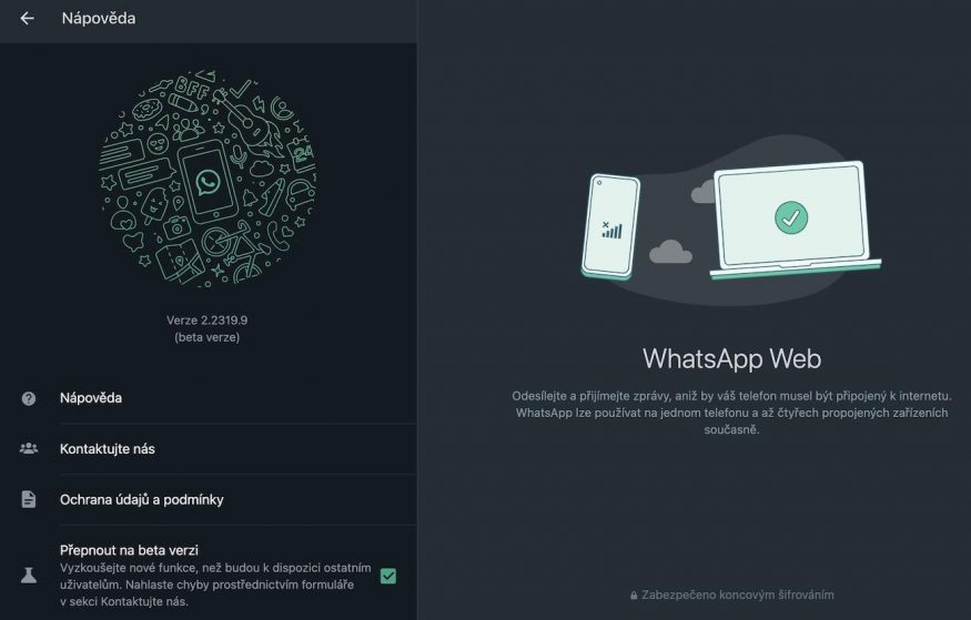 whatsapp beta web
