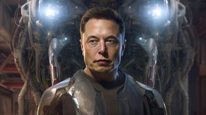 Elon Musk umela inteligence midjourney