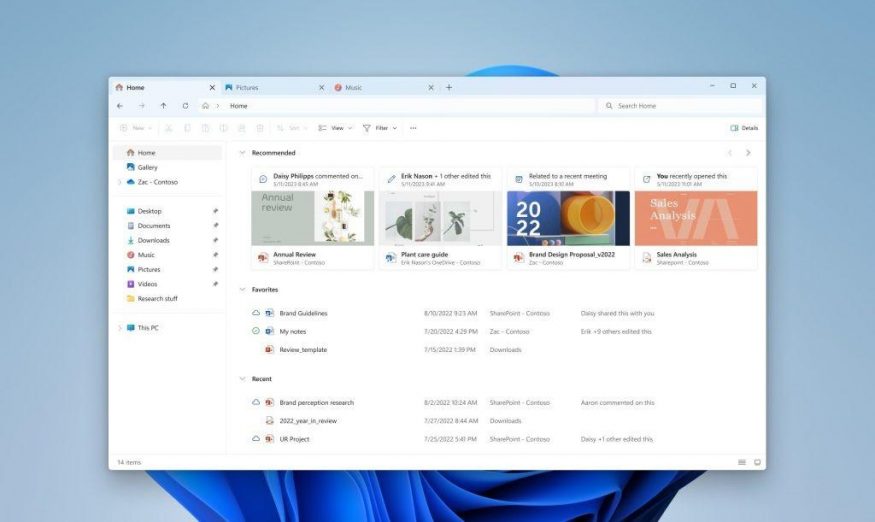 Průzkumník ve Windows 11
