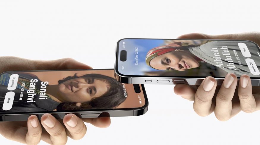 iOS NameDrop
