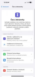 iOS 17 Vzdalenost od obrazkovky 5
