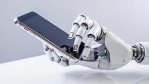 robot ruka telefon midjourney
