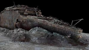 Nejmodernější 3D sken - vrak lodi Titanic