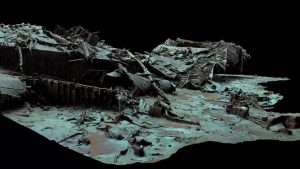 Nejmodernější 3D sken - vrak lodi Titanic