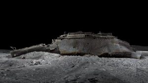 Nejmodernější 3D sken - vrak lodi Titanic