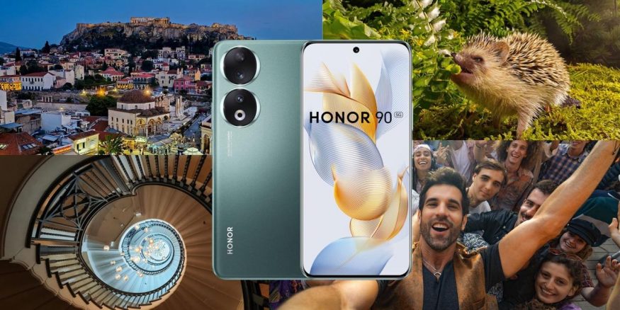 Honor 90 společně s lifestylovými snímky