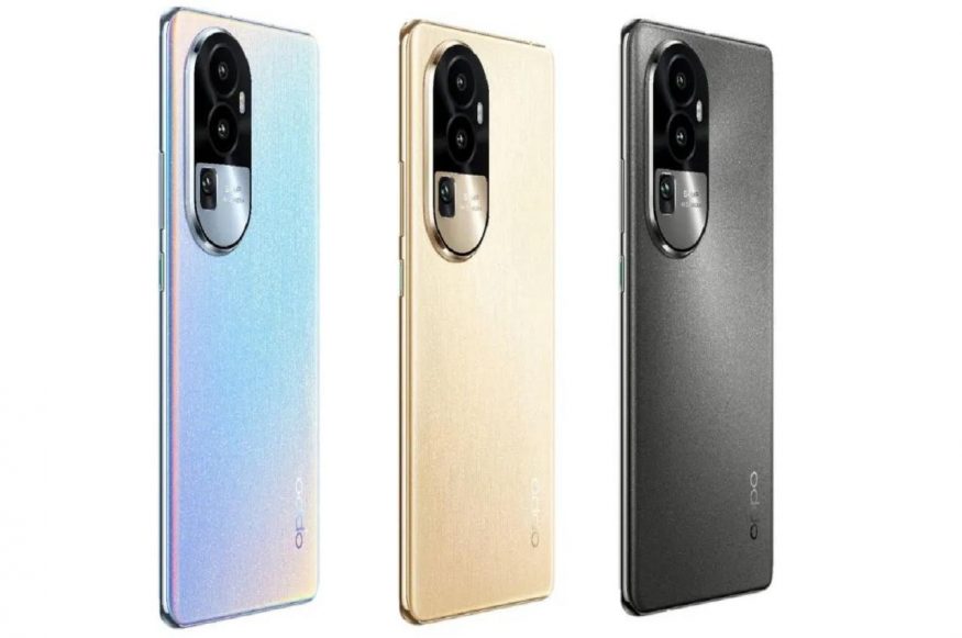 Oppo Reno 10 5G v několika barevných kombinacích