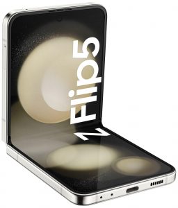 Samsung Galaxy Z Flip 5 v béžové barvě
