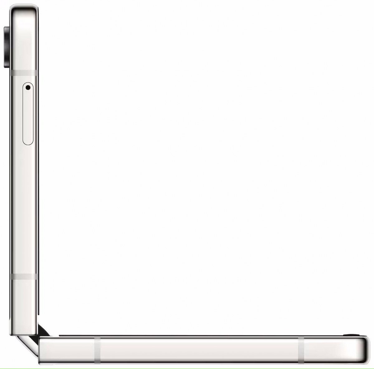 Samsung Galaxy Z Flip 5 v béžové barvě