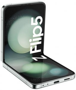 Samsung Galaxy Z Flip 5 v zelené barvě