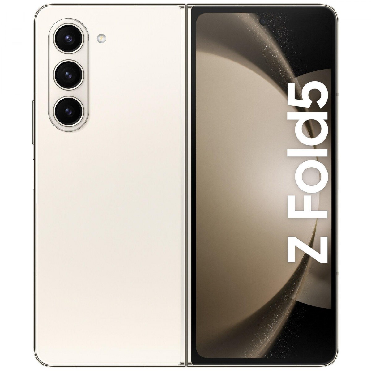 Samsung Galaxy Z Fold 5 v béžové barvě