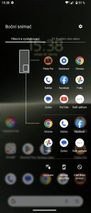 Boční snímač a jeho funkce u telefonu Sony Xperia 1 V