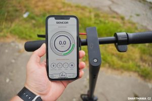 Mobilní aplikace pro koloběžku Sencor Scooter S70