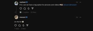 Příslib nových funkcí ve službě Threads