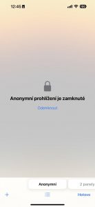Funkce skupin panelů v iOS 17