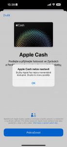Apple Cash v iOS 17, funguje však pouze v USA