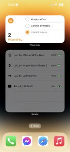 Interaktivní widgety v iOS 17