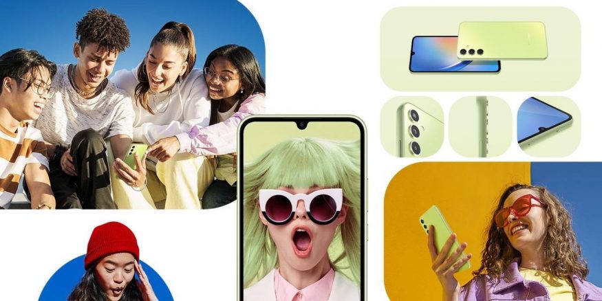 Lifestyové snímky chytrého telefonu od Samsungu