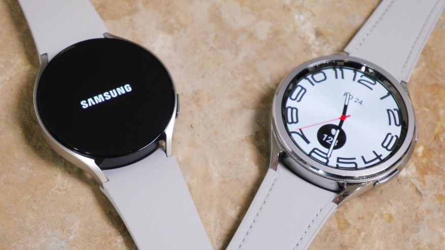 Samsung Galaxy Watch 6 (nalevo) & Galaxy Watch 6 Classic