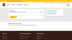 Snímek obrazovky podvodu UPS