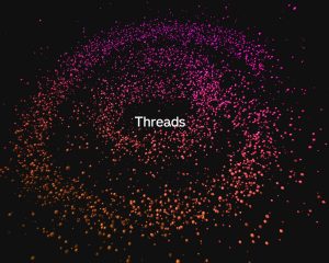 Logo sítě Threads