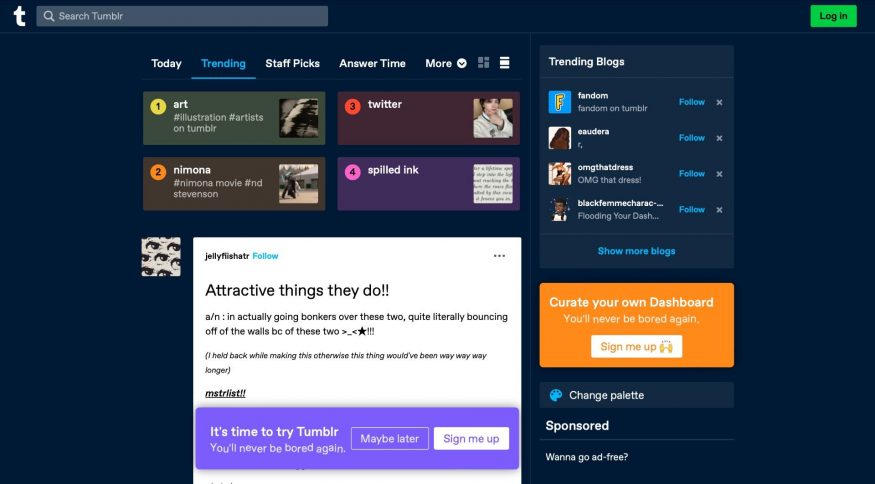 Tumblr má s Twitterem společného více, než si možná myslíte