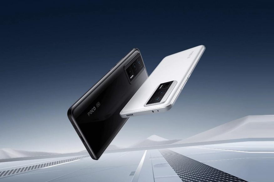 Smartphone POCO F5 Pro ve dvou barevných variantách