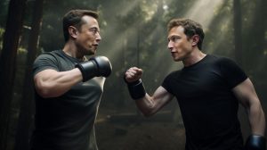 Elon Musk vs. Mark Zuckerberg (před boxerským zápasem)