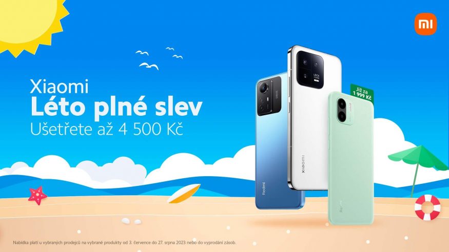 Léto plné slev – slevová akce Xiaomi