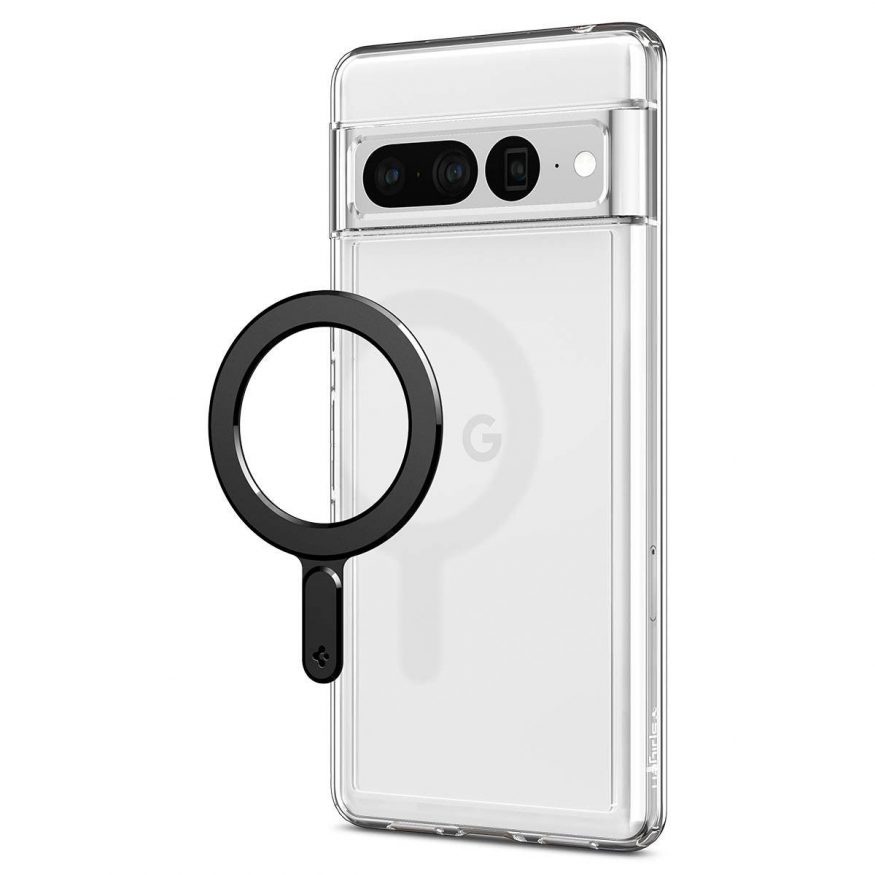 Spigen OneTap Ring na smartphonu Google Pixel 7 Pro