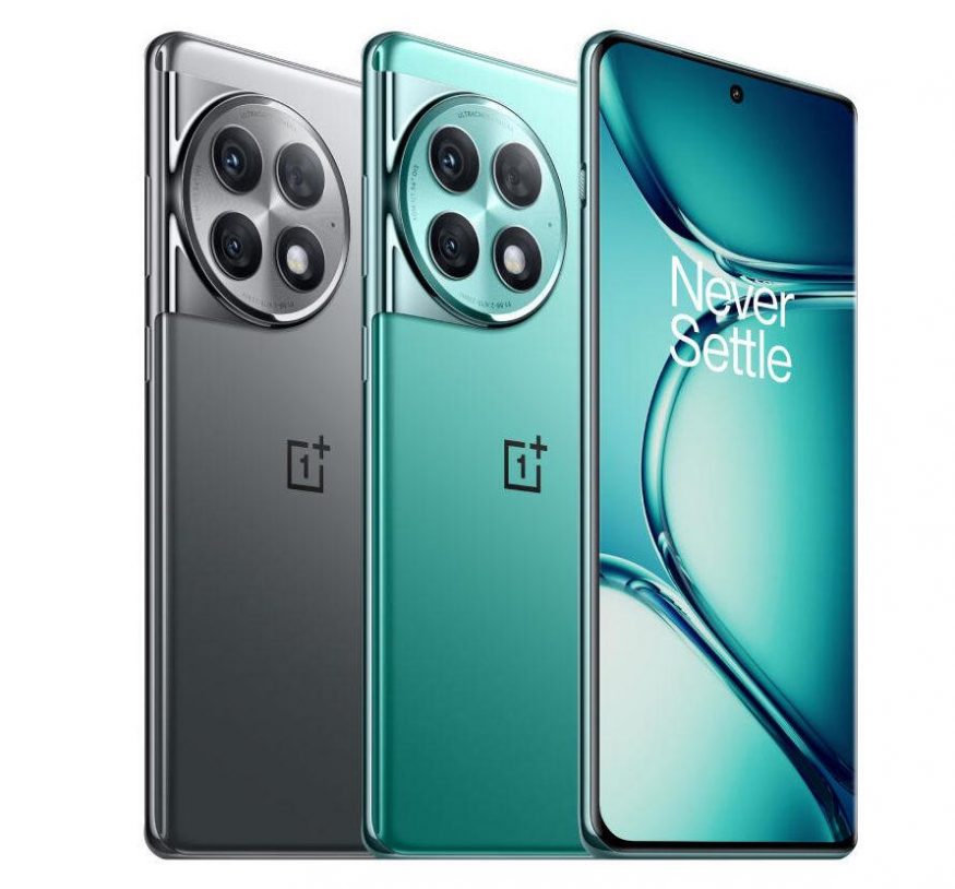 Smartphone OnePlus Ace 2 Pro v šedé a zelené barvě
