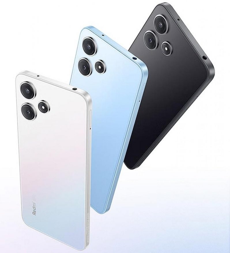Smartphone Redmi 12 5G ve všech barevných variantách
