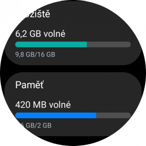 Samsung Galaxy Watch 6 Classic - interní paměť