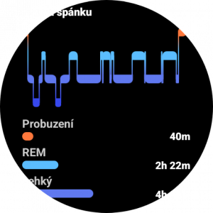 Samsung Galaxy Watch 6 Classic 43 mm - spánkové fáze