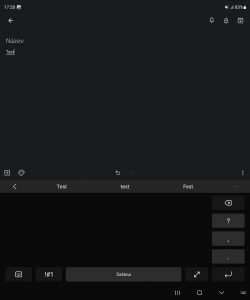 Samsung Galaxy Z Fold 5 - rozpoznávání psaného písma