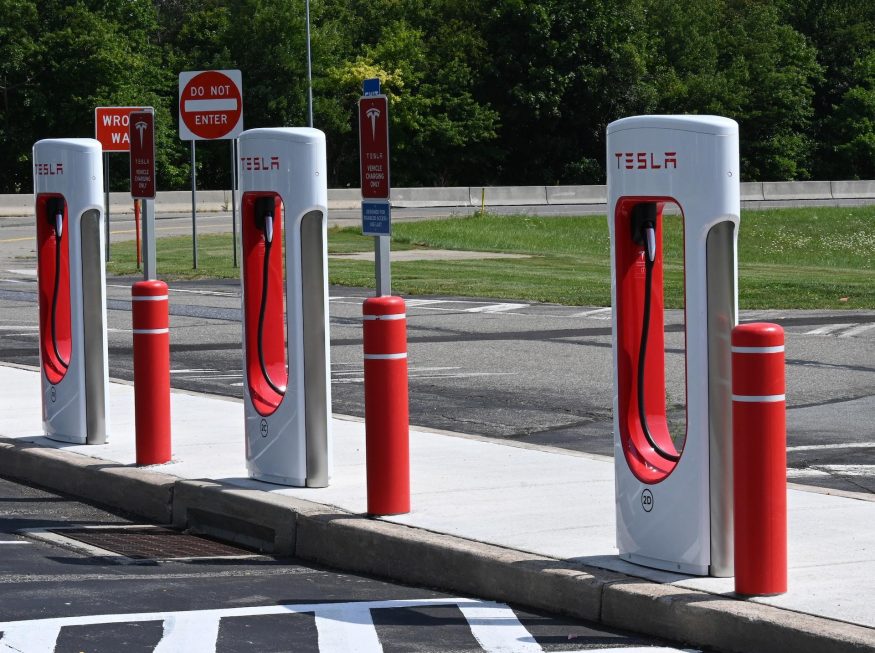 Tesla nabíječky v USA
