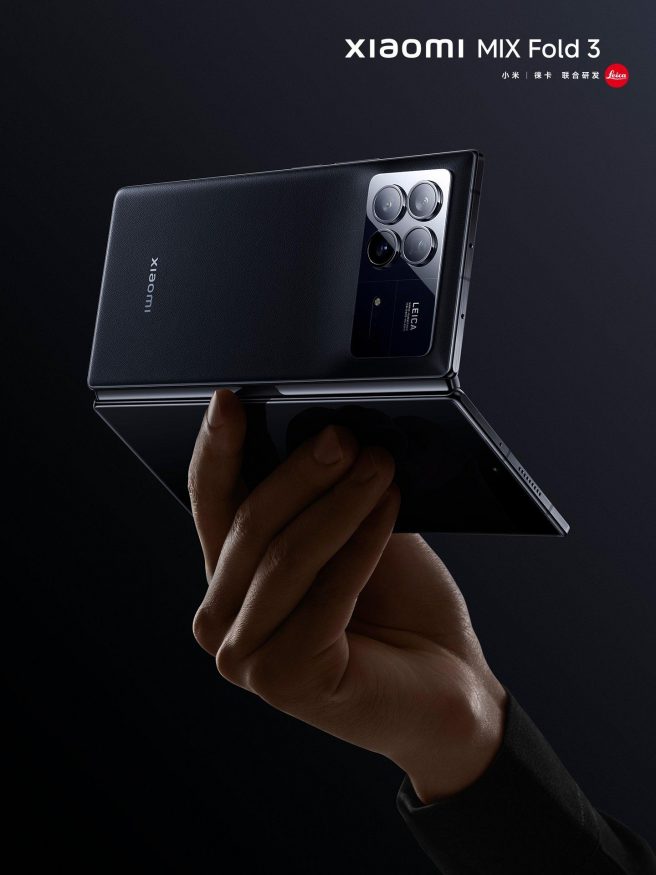 Xiaomi Mix Fold 3 na tiskovém snímku