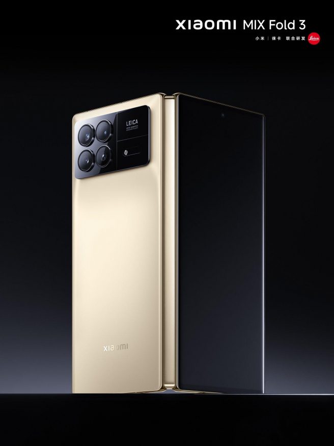 Xiaomi Mix Fold 3 na tiskovém snímku