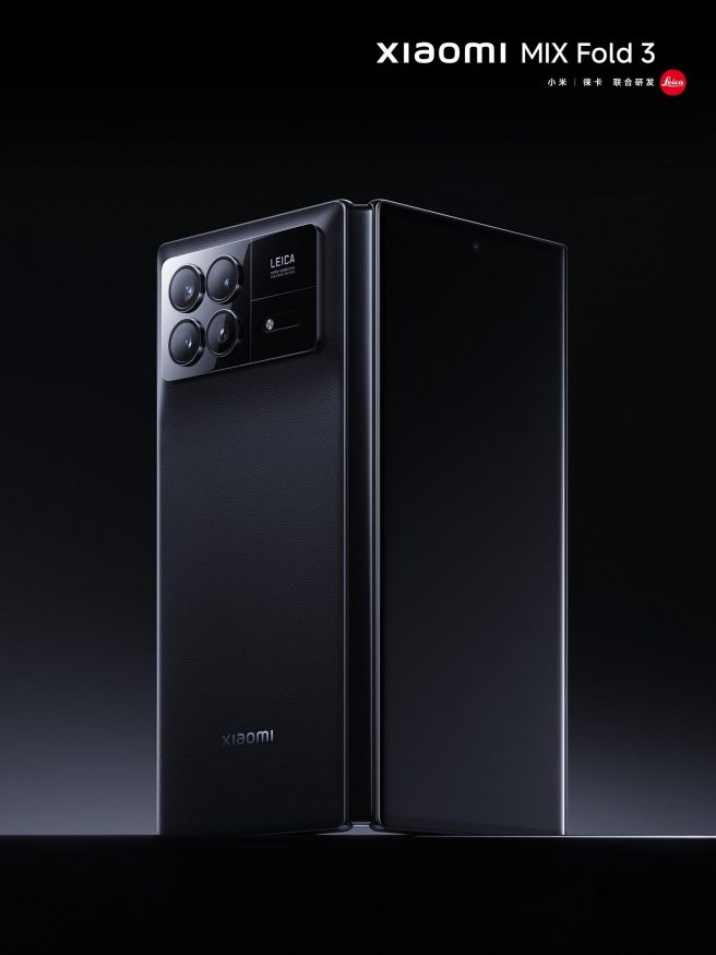 Xiaomi Mix Fold 3 na tiskovém snímku