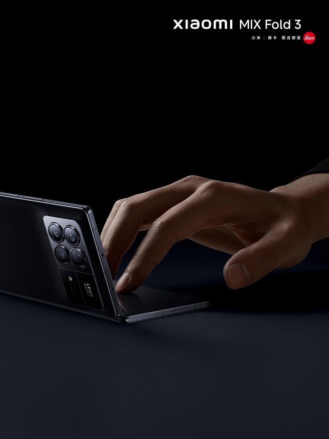 Xiaomi Mix Fold 3 na tiskovém snímku