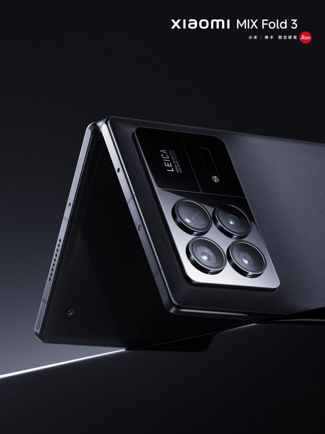 Xiaomi Mix Fold 3 na tiskovém snímku