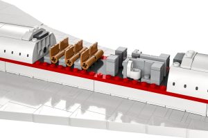 Stavebnice letadla Concorde od dánské firmy Lego