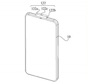 patent Xiaomi ohledně vysunovací selfie kamery