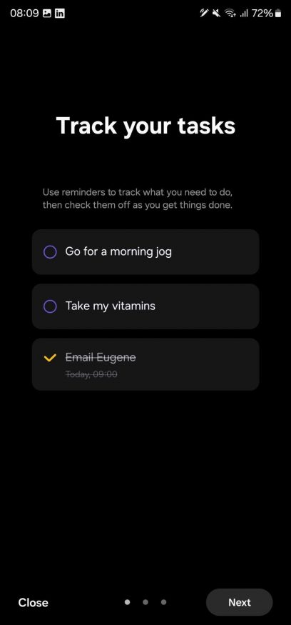 One UI 6.0: reminder