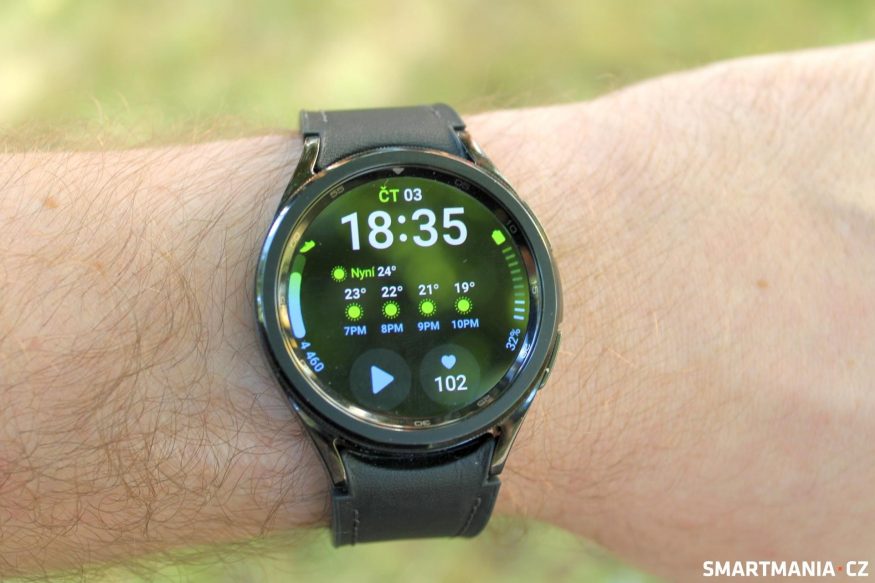 samsung galaxy watch 6 classic 43 mm - velikost na pánské ruce