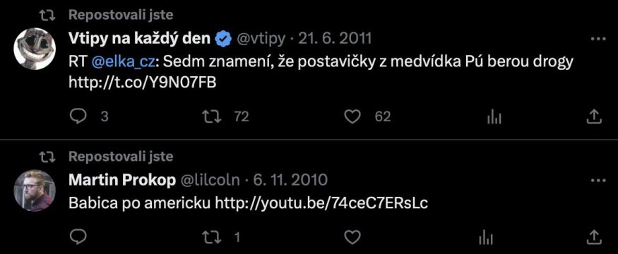 Sociální síť X má problémy se zobrazováním starších odkazů