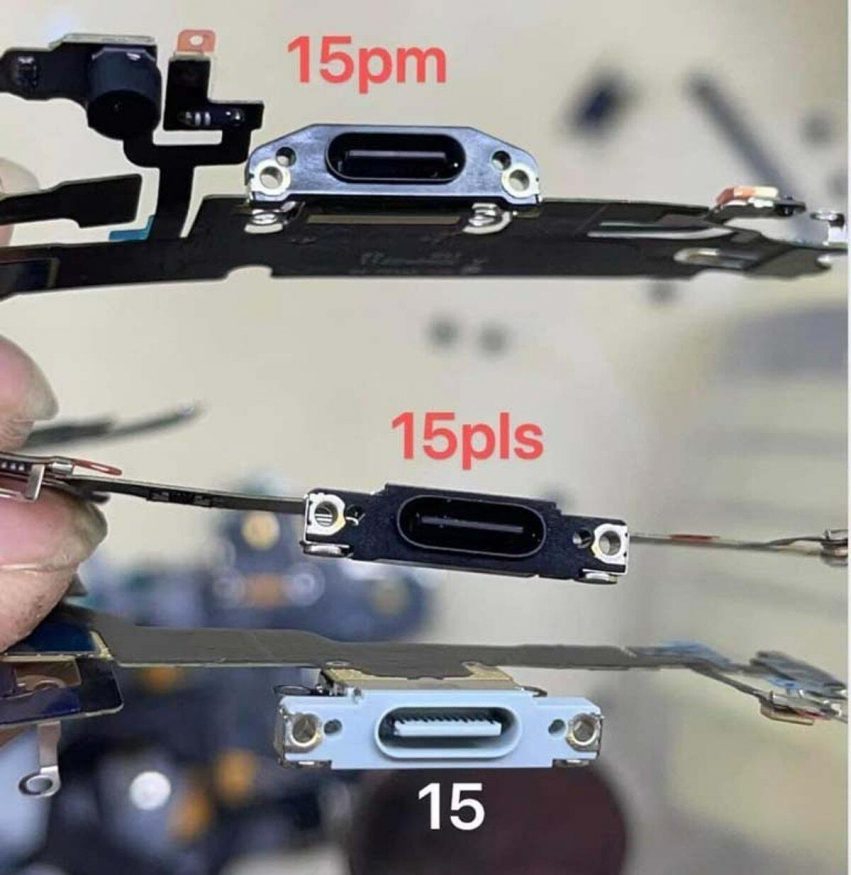 usb c Takto mají vypadat USB-C porty pro letošní iPhony